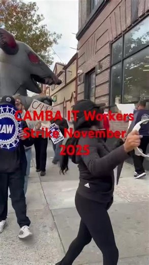Strike Brooklyn NY CAMBA IT Workers Union November 2025