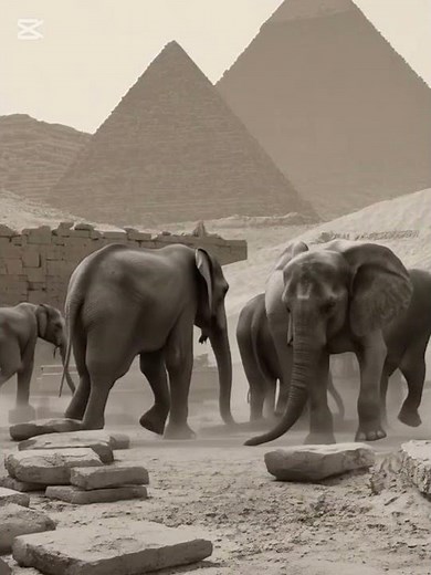 Ancient Egypt Like Never Before: Elephants Building the Pyramids | Cinematic Historical Animation