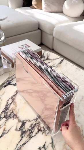 Effortless Home Organization with Clear File Organizer Box