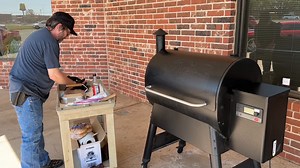 GRILLING BUZZ: Watch Robbie grill a smash burger on a new Traeger Flatrock Flat Top Propane Griddle. He smoked the meat first and then smashed it on the griddle. All done in about 8 minutes. Stop by Evans Drug Center and ask Robbie about all of the new Traeger Grills. 1106 W. Willow. ~ Follow Enid Buzz for more videos from local stores and browse the Shopping Guide at enidbuzz.com/listing-category/shopping/ #enid | Enid Buzz