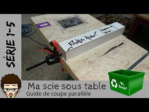 FABRIQUER UN GUIDE PARALLÈLE 2 EN 1 / Scie + défonceuse sous table / 100% RÉCUPÉRATION