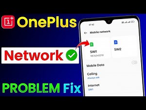 OnePlus Mobile Network Problem | OnePlus Network Problem Solution | Network Problem In OnePlus Phone
