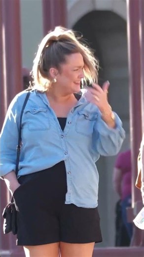 Can you guess why she's laughing? 🤣 #funny #humor #shorts