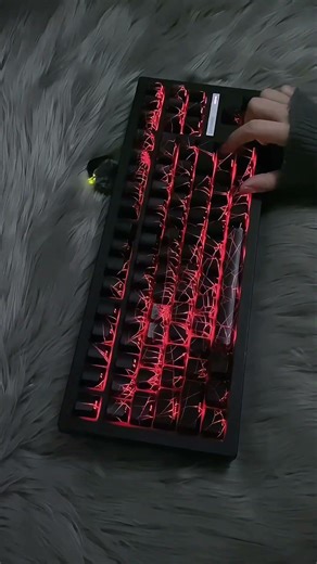 Black web comes,all silent!!🕷️🕸️🏴‍☠️🎮 #keyboard#foryou#pc#pcgame#trend#cool#zornher#zh870