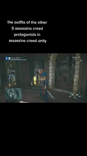 Exploring the Outfits of Past Assassin's Creed Protagonists in Unity