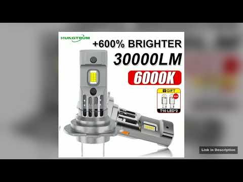 2Pcs 300W Turbo H7 LED CANBUS Light Mini Head Lamp 11 Size Wireless H7 Car LED Headlight Bulbs