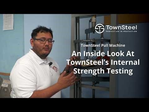 How Much Force Does It Take to Break a Grade 1 Interconnected Lock? | TownSteel Strength Pull Test