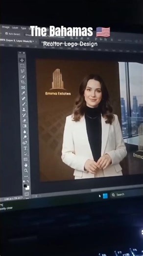 The Bahamas 🇺🇸 Realtor Logo Design| #thebahamas #shorts