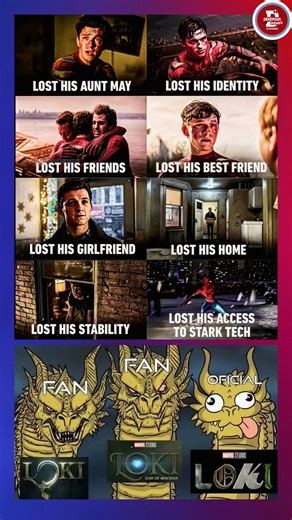 Why MCU Spider-Man Has the Saddest Story 🥲 | Tom's Peter Parker Suffered So Much 💔 #spiderman #yt
