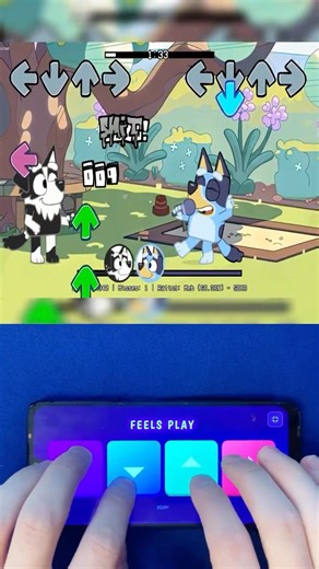 FNF Bluey Can Can Mod | Friday Night Funkin Mobile #fnf