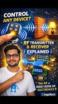 Can we really control any device using a small RF remote? 🤯 #jagstech #RFremote #smarthome #viral