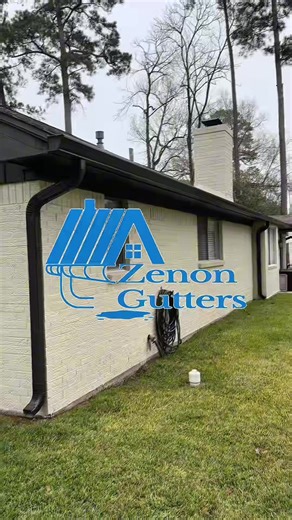 Gutters can make or break the look of a house! If you’re thinking about new gutters, feel free to reach out.📥 #zenongutters #gutterpro #houstonroofer #houstongutters #smallbusiness