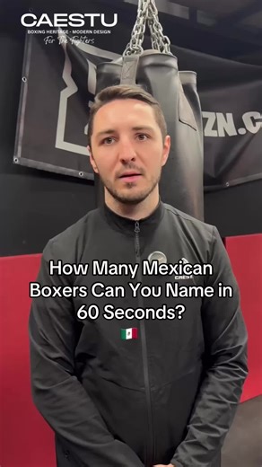 How many Mexican Boxers can you name in 60 seconds? #boxing
