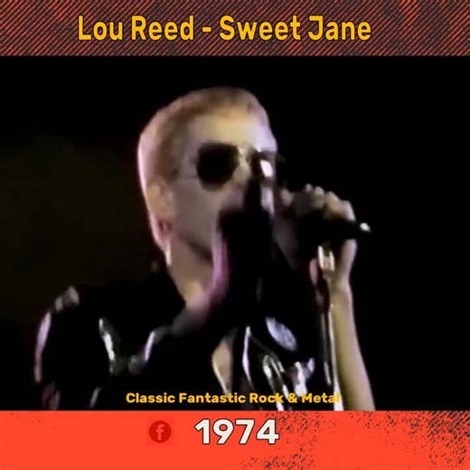 249K views · 5.1K reactions | Lou Reed - Sweet Jane | Classic Fantastic Rock and Metal | Facebook
