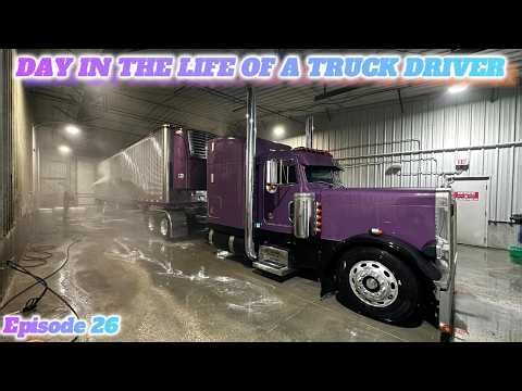 Working Hard As A Truck Driver In America|Day In Life Of A LTL Delivery Driver|Detroit Cold Start|