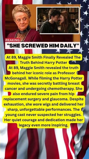 At 89, Maggie Smith Finally Revealed The Truth Behind Harry Potter
