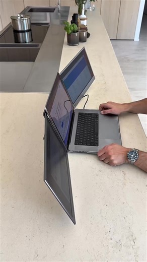 It’s so much more than just a portable monitor 🥹 #tech #techgadgets #newtech #monitor #wfh #coolfinds #coolgadgets #tech #amazonfinds #unboxing #asmr | Aura-Displays.com