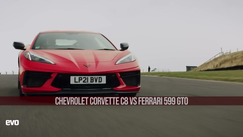 Chevrolet Corvette C8 vs Ferrari 599 GTO