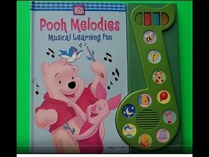 WINNIE THE POOH "Pooh Melodies" Musical Learning Fun PLAY-A-SONG DISNEY