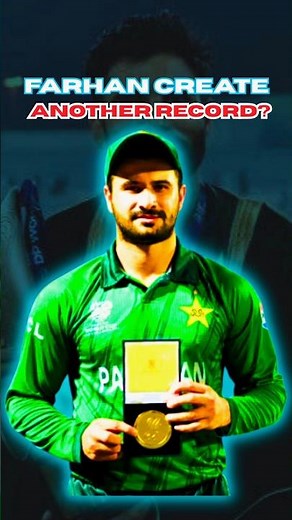 Farhan Ka Record Breaker Moment!🏏 #shortvideo #cricket #cricketlover