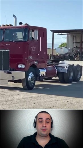 Cab over truck after restoration