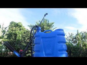 Self repair of knapsack sprayer