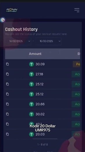 Tutor ada di Youtube Tutorial Ronin Cosmos bisa ditonton sampai habis #gameronincosmos