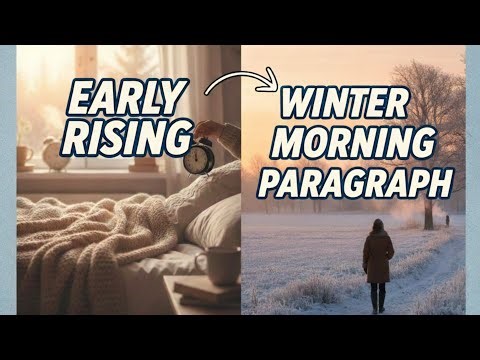 Early Rising paragraph।। Winter Morning Pragraph।।SSC।।HSC।।