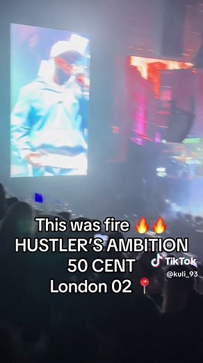 Hustler’s Ambition x 50 Cent 🔥 @50 Cent #finallaptour2023 #50cent #takemeback #hustlersambition #live #london02arena #fyp #viral