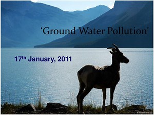 ‘Ground Water Pollution’ - SlideServe