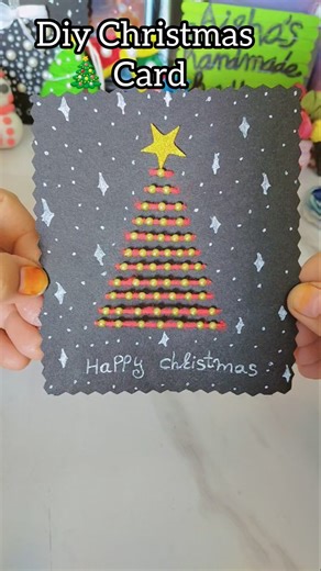 diy christmas card#diychristmascardideas#christmascard#christmas#trebding#viralvideo#artandcraft