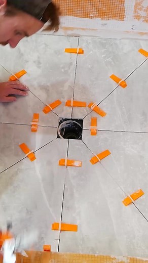 How to Install Large Format Tile on a Shower Floor