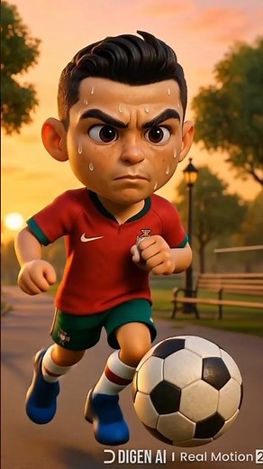 Barefoot Dreams: The Rise of Ronaldo (3D Animation)# Leonardo#motivation# Cristiano Ronaldo journey