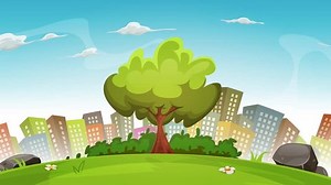 Spring City Landscape Background Looploopable Animation Stock Footage Video (100% Royalty-free) 1010673551 | Shutterstock