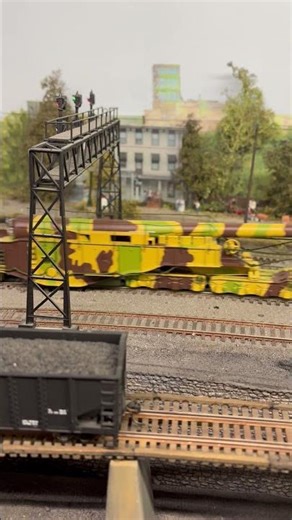 National Coal Board 57xx #7754 Heads East With The Boche Buster Railway Gun