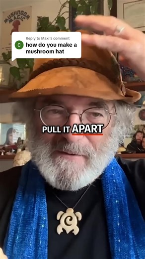 Replying to @Maxi Paul Stamets' Amadou Mushroom Hat: The Future of Fashion? (Sustainable & Stylish, With A Versatile History) • Full Interview on YouTube: “How Mushrooms Expand Consciousness, Rewire Your Brain & Heal | Paul Stamets | Dr. Mayim Bialik” #PaulStamets #Amadou #MushroomHat #SustainableFashion #EcoFashion
