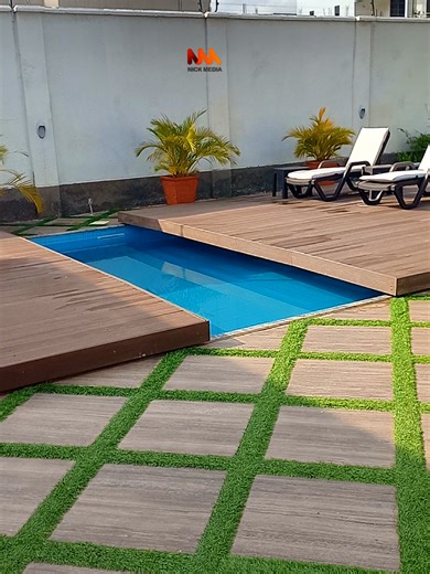 Custom WPC Pool Decking Covers for Luxury Spaces in Ghana