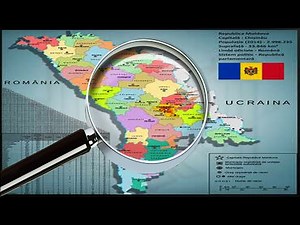 Подробная карта Молдавии - Detailed map of Moldova