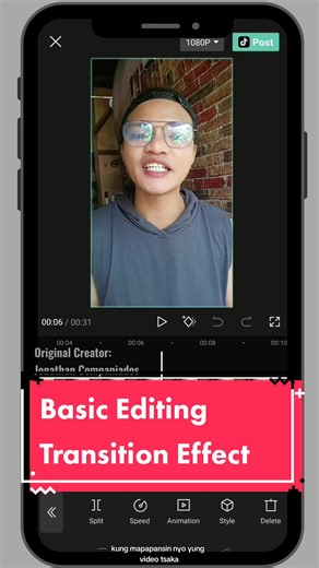 Learn Basic Editing Skills and Transition Effects