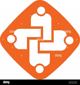 remote meeting conference app vector logo design Stock Vector Image & Art - Alamy