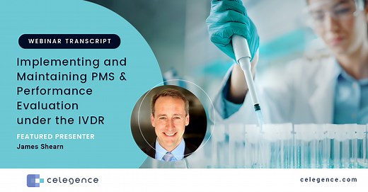 PMS & Performance Evaluation under the IVDR – Webinar Replay