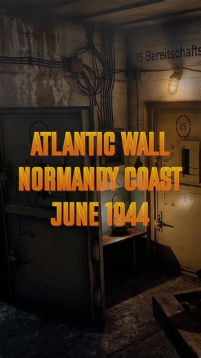 WWII Atlantic Wall Bunker Ambience for Sleep | German Command & Coms Hub #ww2 #bunker #sleep