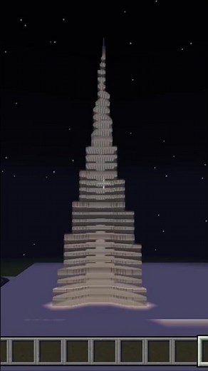 HOW TO BUILD BURJ KHALIFA IN MINECRAFT #burjkhalifa