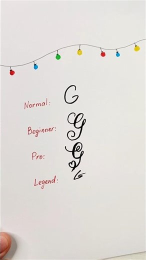 How to Draw the Letter G in 4 Styles | Calligraphy for Beginners #callygraphy #art