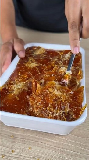 How to Make Bala Baiana | Brazilian Glass Candy with Coconut Filling 🥥 #shorts