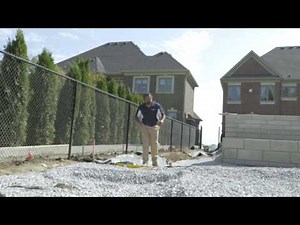 Segmental Retaining Wall Construction - Steps