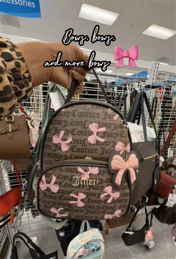 Stylish Juicy Couture Mini Backpack with Bows