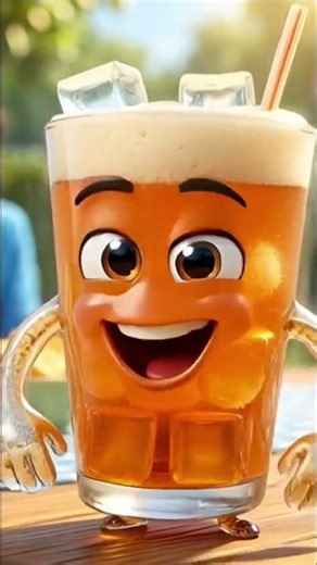 "Animated Drink World | Cute Soda, Lemon, Ice & Water Characters"