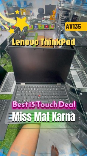 APPEX on Instagram: "🔥 Lenovo ThinkPad – Reliable Touch Laptop! Intel i5 ⚡ | 8GB RAM 🚀 | 256GB SSD Touch Screen 👆 | Windows 11 Licensed ✔ Perfect for office work, business use, students & daily tasks. 🛠 1 Year Service Warranty 📦 All India Delivery Available 🚗 Paid Parking Available 👉 Buy karne ke liye Store Visit kare 👉 Full details ke liye Comment / DM kare #APPEX – Best laptops, desktops, workstations, and more at reasonable price#LenovoThinkPad #ThinkPadLaptop #TouchLaptop #BusinessLa