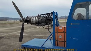 美妙的冷启动普惠加拿大PT6发动机和声音